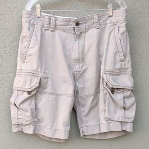 Polo Ralph Lauren Worn Non-stretch Tan Cargo Shorts 35